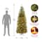 7.5 ft. Pre-lit PowerConnect™ Kingswood Fir Slim Artificial Christmas Tree, Dual Color® LED Lights
